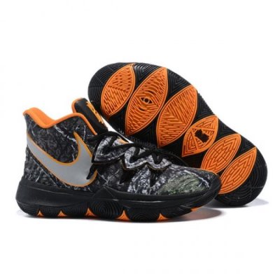 Nike Kyrie 5 Camo / Siyah / Turuncu Basketbol Ayakkabısı Türkiye - 8GPBW5I2